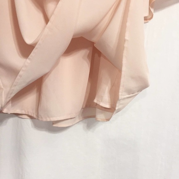 french Connection Summer Crepe Off the Shoulder Bell Sleeve Mini Dress Size XS - Picture 5 of 8